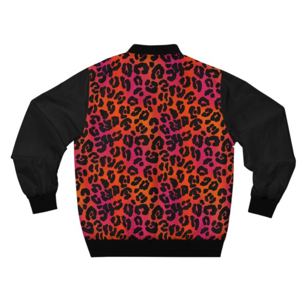 Neon Leopard Bomber Jacket - Image 2