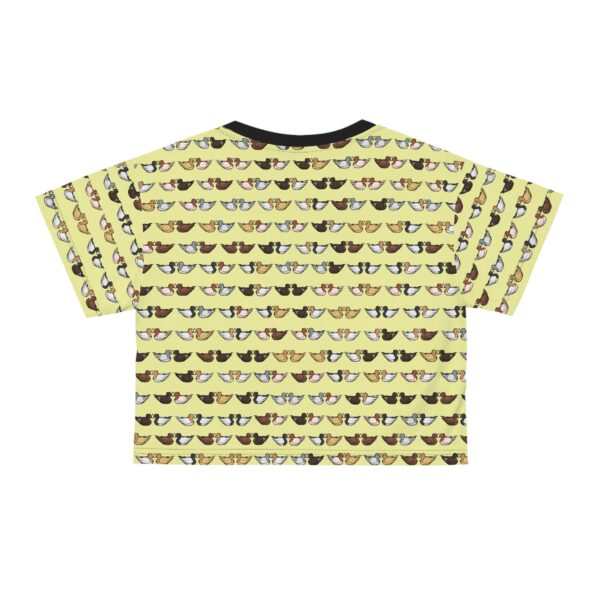 Love Doves Crop Top (Yellow) - Image 6