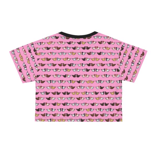 Love Doves Crop Top (Pink) - Image 6