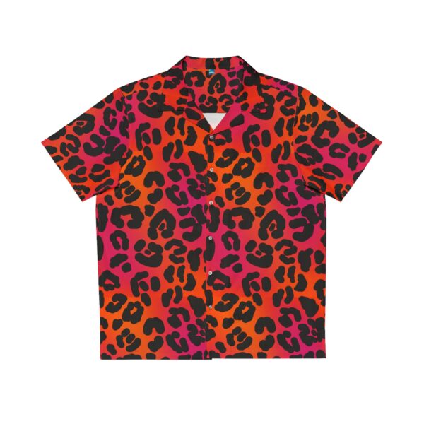 Neon Leopard Hawaiian Shirt