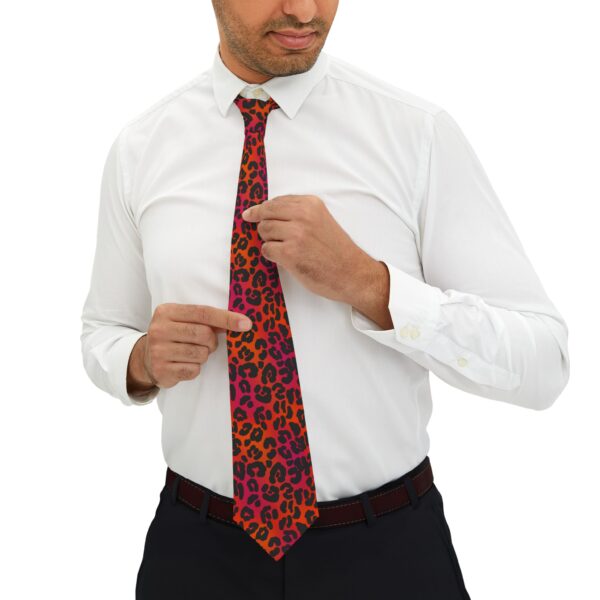 Neon Leopard Necktie - Image 4