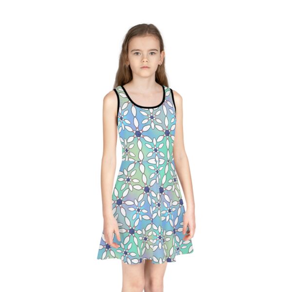 Bowling Pins Girls' Sleeveless Sundress - Image 3