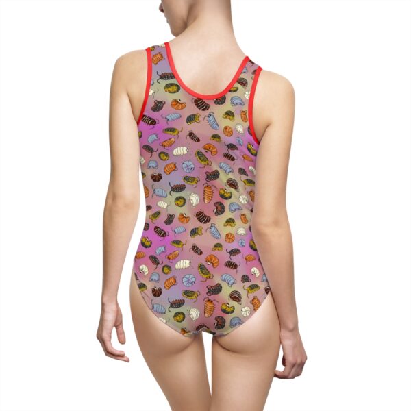 Isopods One-Piece Swimsuit (Red) - Image 6