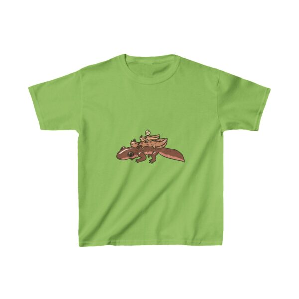 Salamander Life Cycle Kids Heavy Cotton™ Tee (Brown) - Image 17