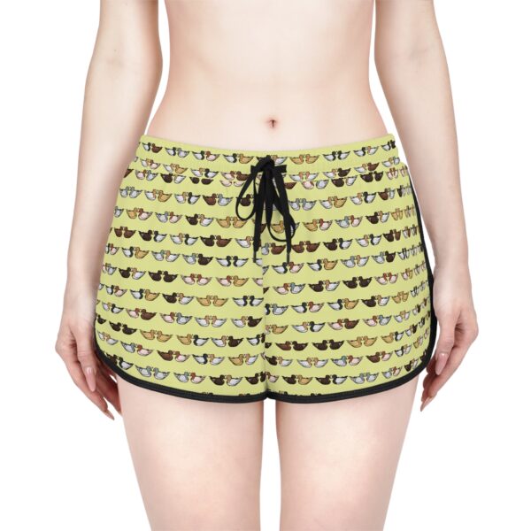 Love Doves Women's Relaxed Shorts (Yellow) - Image 7