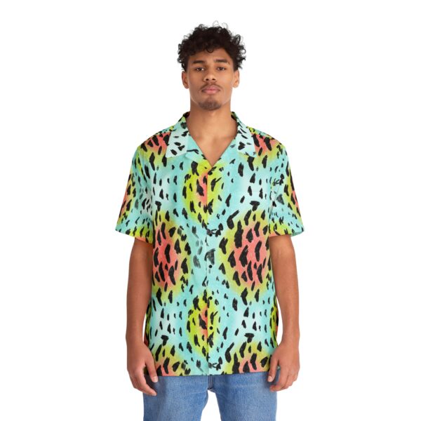 Trout Skin Hawaiian Shirt (Rainbow) - Image 7