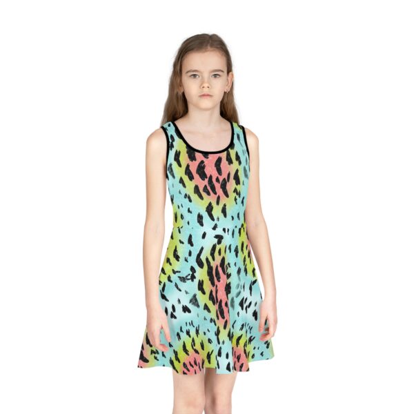 Trout Skin Girls' Sleeveless Sundress (Brown) - Image 3