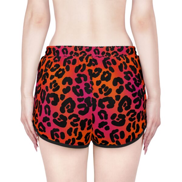 Neon Leopard Women's Relaxed Shorts - Image 8