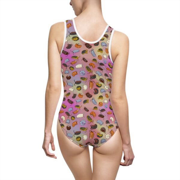 Isopods One-Piece Swimsuit (Red) - Image 2