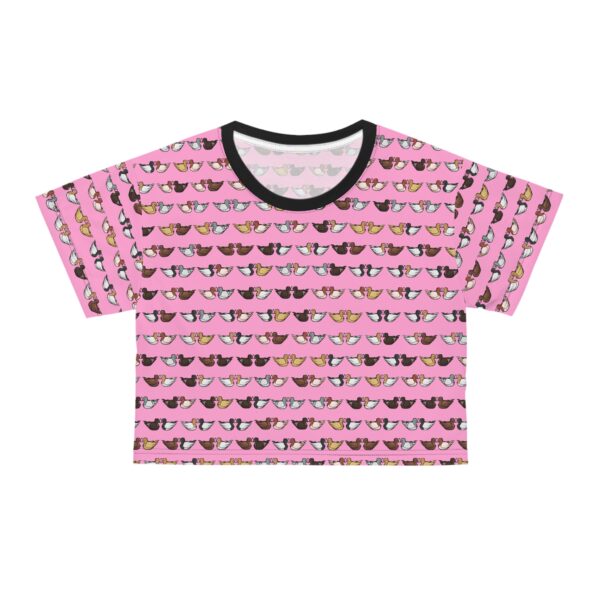 Love Doves Crop Top (Pink) - Image 5