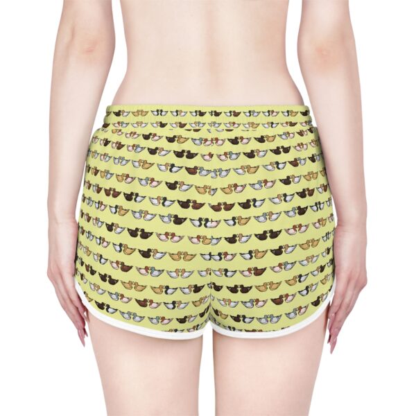 Love Doves Women's Relaxed Shorts (Yellow) - Image 4