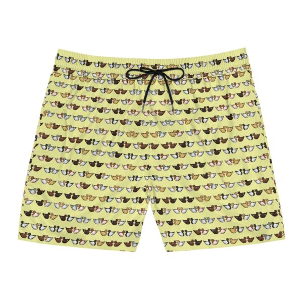 Love Doves Swim Shorts (Yellow) - Image 5