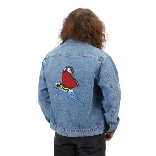 Fairy Frog Denim Jacket (Red) - Image 4