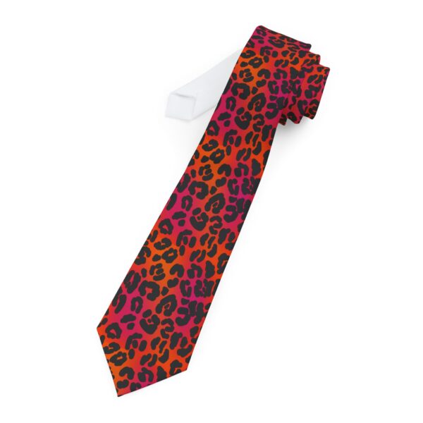 Neon Leopard Necktie - Image 2