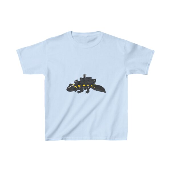 Salamander Life Cycle Kids Heavy Cotton™ Tee (Black) - Image 31