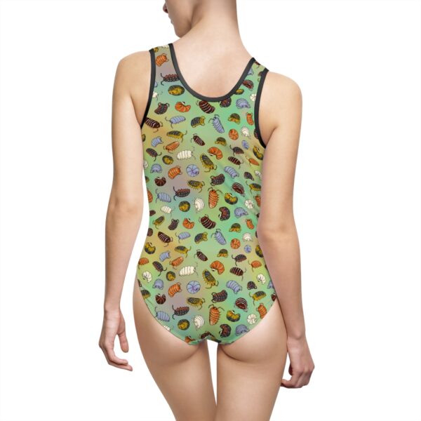 Isopods One-Piece Swimsuit (Green) - Image 10