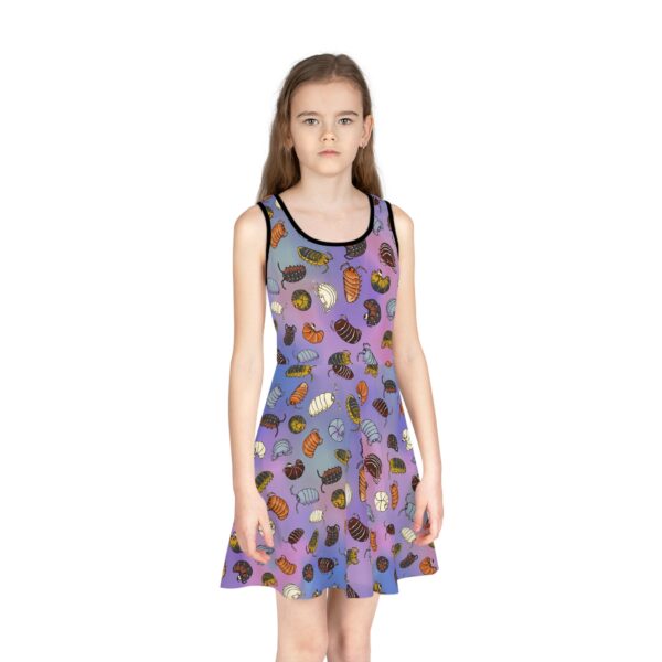 Isopods Girls' Sleeveless Sundress (Blue) - Image 3