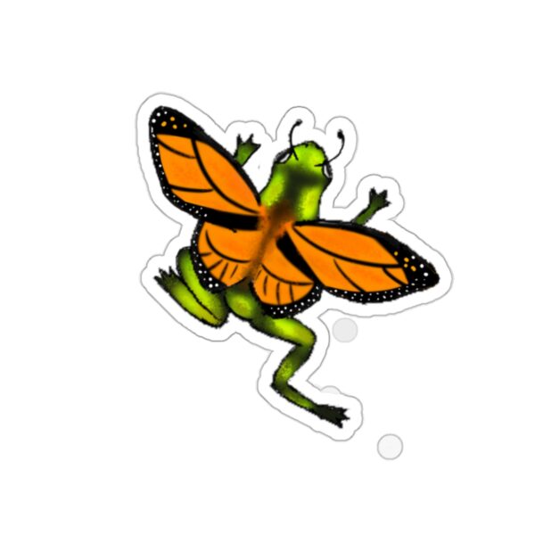 Fairy Frog Sticker (Green) - Image 4