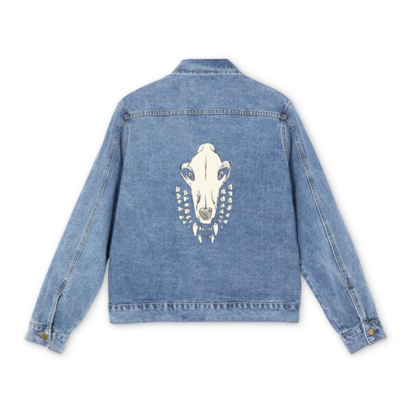 Bite Pattern Denim Jacket (Bear)