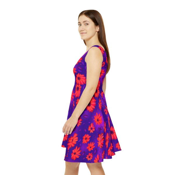 Black Light Sunflowers Dress - Image 5