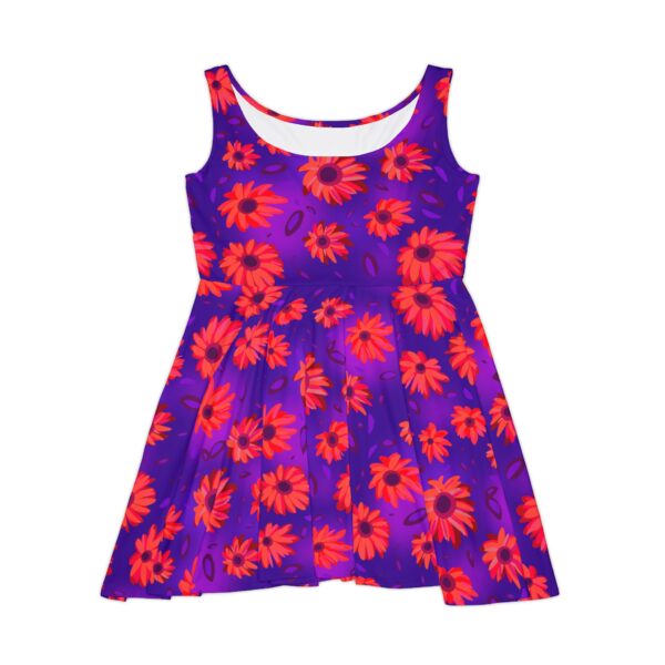 Black Light Sunflowers Dress