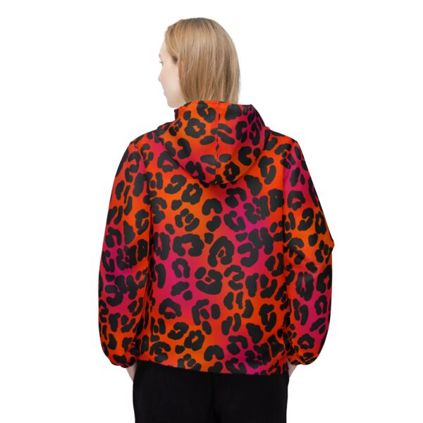 Neon Leopard Windbreaker Jacket - Image 4