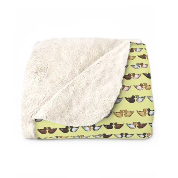 Love Doves Sherpa Fleece Blanket (Yellow) - Image 6