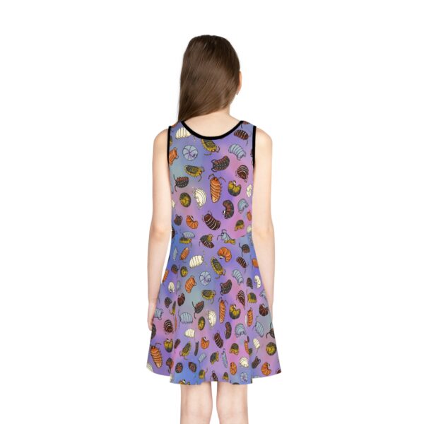 Isopods Girls' Sleeveless Sundress (Blue) - Image 4