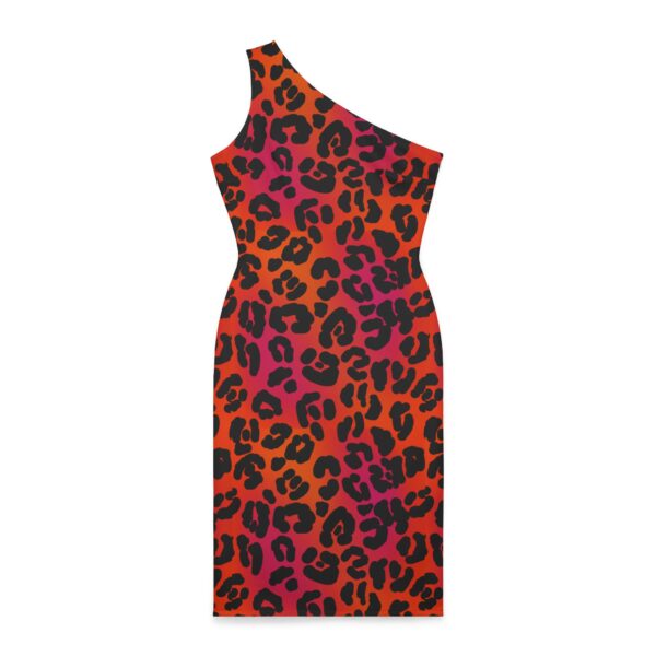 Neon Leopard Shoulder Dress - Image 3