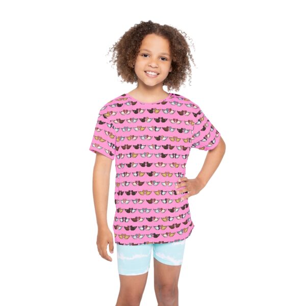 Love Doves Kids Sports Jersey (Pink)