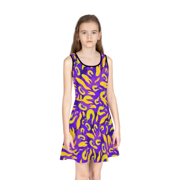 Banana Slugs Girls' Sleeveless Sundress - Image 3