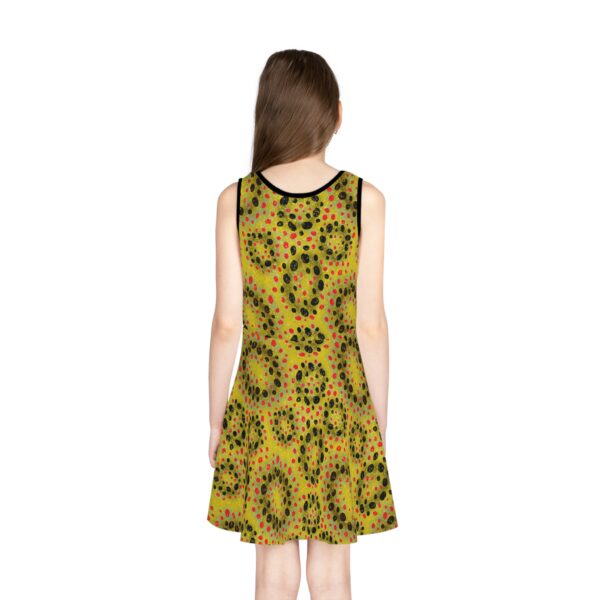 Trout Skin Girls' Sleeveless Sundress (Brown) - Image 4