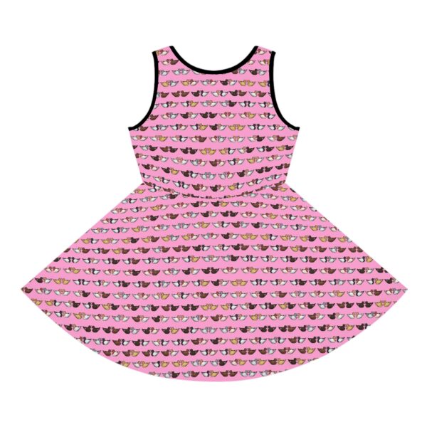 Love Doves Girls' Sleeveless Sundress (Pink) - Image 2