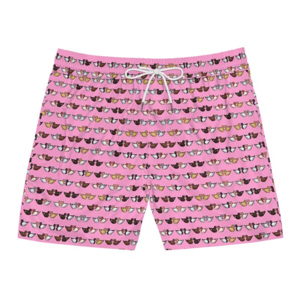 Love Doves Swim Shorts (Pink)