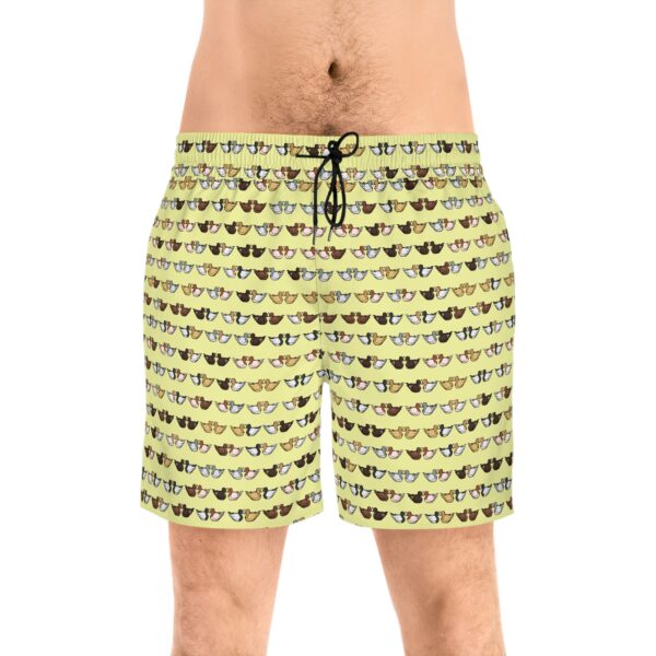 Love Doves Swim Shorts (Yellow) - Image 7