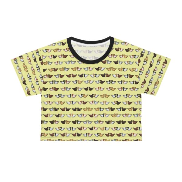 Love Doves Crop Top (Yellow) - Image 5