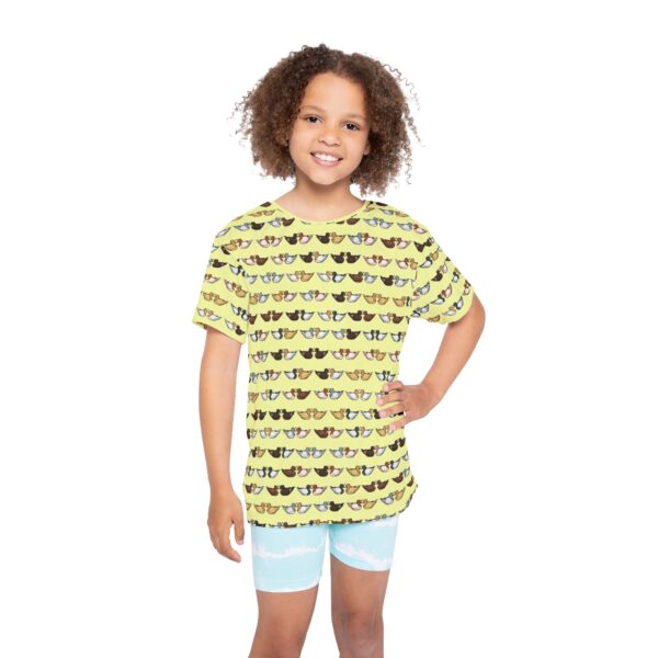 Love Doves Kids Sports Jersey (Yellow)