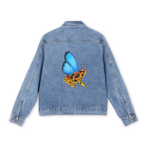 Fairy Frog Denim Jacket (Orange)