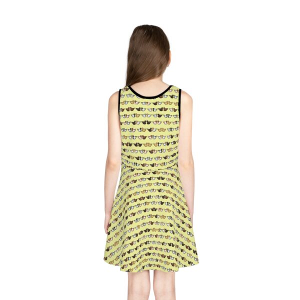 Love Doves Girls' Sleeveless Sundress (Yellow) - Image 4