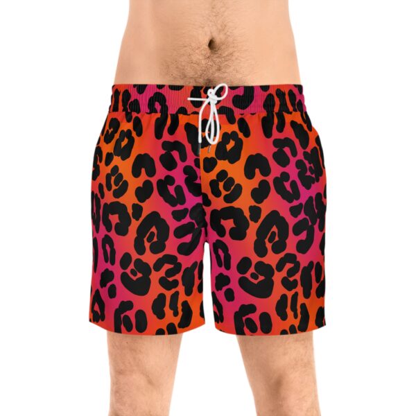 Neon Leopard Swim Shorts - Image 3