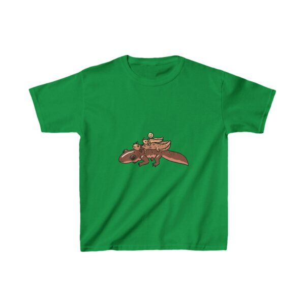 Salamander Life Cycle Kids Heavy Cotton™ Tee (Brown) - Image 19