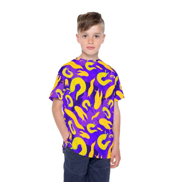 Banana Slugs Kids Sports Jersey - Image 4