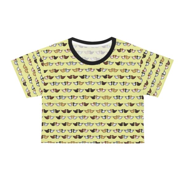 Love Doves Crop Top (Yellow)