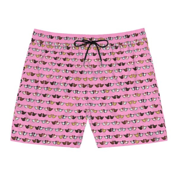 Love Doves Swim Shorts (Pink) - Image 5