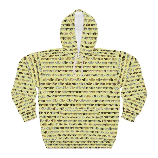 Love Doves Pullover Hoodie (Yellow)