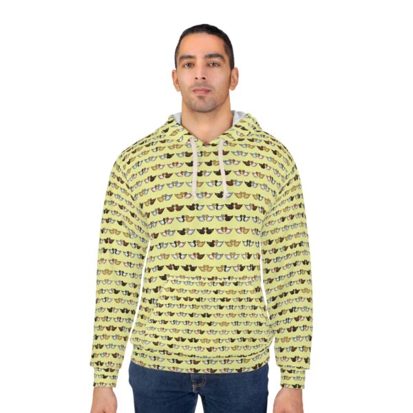 Love Doves Pullover Hoodie (Yellow) - Image 4