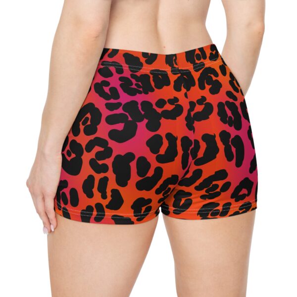 Neon Leopard Short Shorts - Image 4