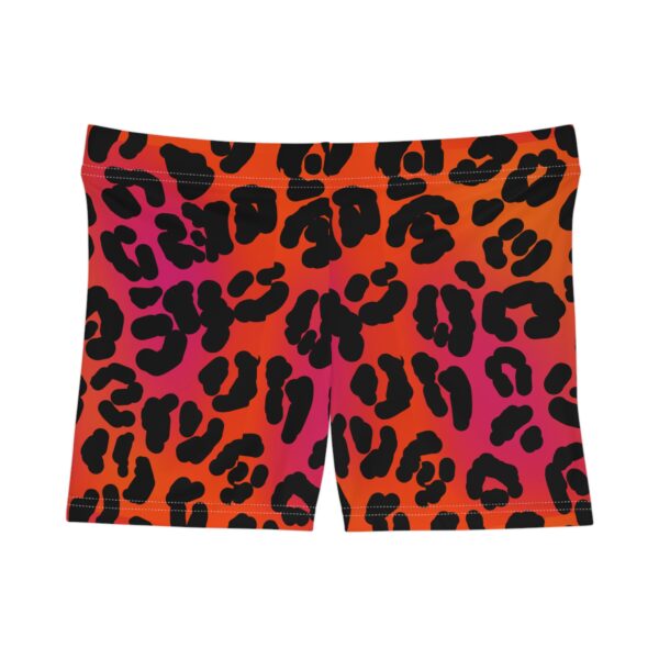 Neon Leopard Short Shorts